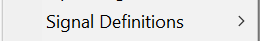 17. Signal Definitions