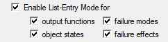 2. List-Entry 
Modes