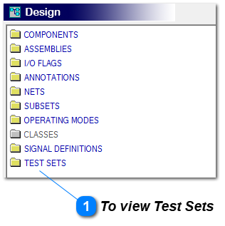 Viewing existing Test Sets