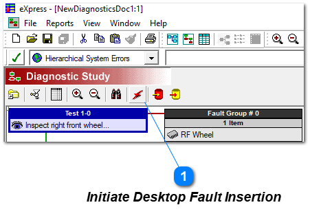 The Desktop Fault Insertion Dialog